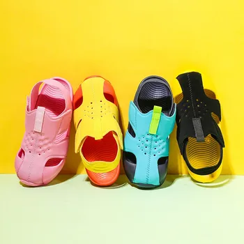 Poletje Platformo otroški Sandali Plaži Čevlji za Malčke Otroci Priložnostne Čevlji Kavljem&zanke Sandale za Baby Dekleta Moda za Boys