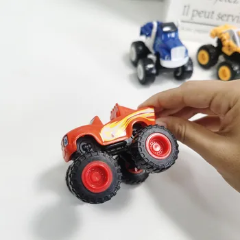 Monstere Stroji Avto Igrače Ruske Čudež Crusher Tovornjak Vozil Slika Blazed Igrače Za Otroke Rojstni Dan Darila Jopič Otrok Igrače