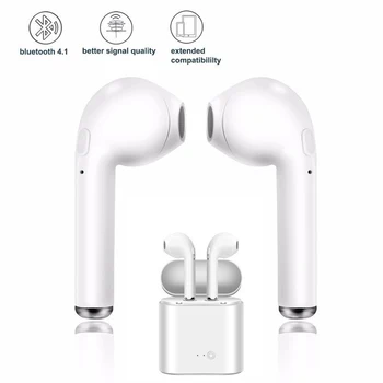 Slušalke Stereo Slušalka TWS I7s Bluetooth Brezžične slušalke Za huawei xiaomi samsung Šport slušalke Bluetooth
