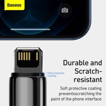 Baseus USB Kabel Za iPhone 12 11 Pro XS Max XR X 8 7 6S 2.4 Hitro Polnjenje Podatkov Žice Kabel Za iPad Mini Zraka Mobilni Telefon Kabli