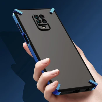 Funda Primeru za Xiaomi Redmi Opomba 9 Pro 9S Poco X3 NFC Mi 10T Lite Barvni Kontrast Shockproof Coque Zaščitna Telefon Primeru Zajema