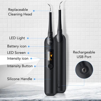 Električni Ustni Irrigator Sonic Zobni Scaler Prenosne Vode Flosser Jet USB za Polnjenje Zob Matematika Odstranjevalec Zob Čistilo preveč