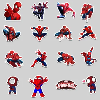 35Pcs Spiderman, Disney Nalepke Nepremočljiva Prtljage Kitara Laptop Čelada Skateboard Kul Risanka Avengers Nalepke Otroci Igrače