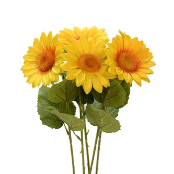 Sončnično Simulacije Cvet Doma Dnevna Soba Dekoracijo Ponaredek Cvet Svile Cvet Počitnice Stranka Umetno Ročno Ponaredek Rastlin