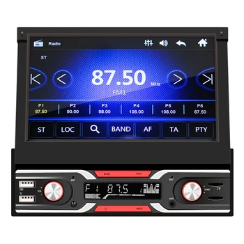 Vodja Enote 7 palčni Bluetooth-USB TF Kartice Vhod AUX AM RDS FM-Radijski Sprejemnik Touch HD predvajalnikih