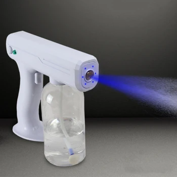 800ML Prenosne Električne Sanitizer Škropilnica Modra Lučka za Polnjenje Nano Pare Vode Spray Pištolo Doma Razkuževanje Kavo Razpršilo