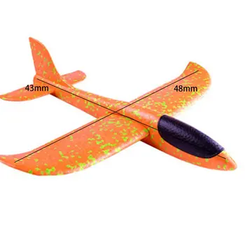 48 CM Roko Metati Letalo EPP Pene Začela Leteti Padalo Letal Modela Letala na Prostem Igrače za Otroke Stranka Igra Fantje Darilo