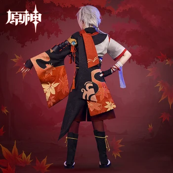 Anime Igra Genshin Vpliv Kiryu Kazuha Bitka Obleko Stranka Krasen Enotno Cosplay Kostum Halloween Moških Brezplačna Dostava 2021 Nova
