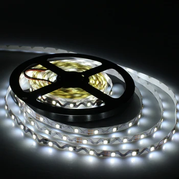 5M S Obliko LED Trak Svetlobe 2835 GB LED, pixel upogljivi trakovi 3000leds Ne nepremočljiva 5V barvno