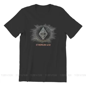 Crypto Cryptocurrency Ethereum v2 T Shirt je Klasičen Modni Poletje Svoboden Bombaža Moške Vrhovi Harajuku Crewneck TShirt