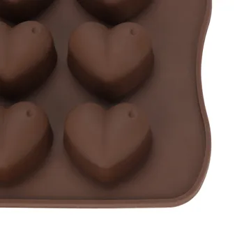 Novo 1PC DIY 3D Torta v Obliki Srca Plesni Ne Držijo Silikonsko Plesni Čokolado Ljubezen Srca v Obliki Žele Ledu Fondat Sladkorja Orodje Backen