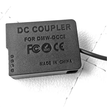 DCC8 Baterije DC Spojnik DMW-BLC12 BLC12PP za Panasonic Lumix DMC-FZ200 G5 G6 G80 G85 G5K GH2K GH2S Fotoaparat Priključite na Preklop
