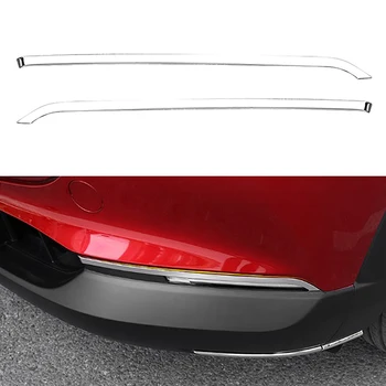Vrh!-Avto Chrome Sprednje Luči za Meglo Obrvi Kritje Trim Nalepke Okrasimo Okrasni Trakovi za Mazda CX-30 CX30 2020 2021