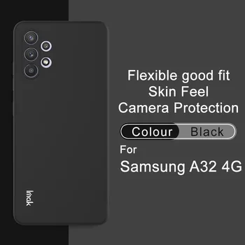 Ohišje za Samsung Galaxy A32 4G IMAK UC-2 Glazura Upogljiv Tanek in lahek Mehko TPU Hrbtni Pokrovček Ohišje za Samsung A32 4G