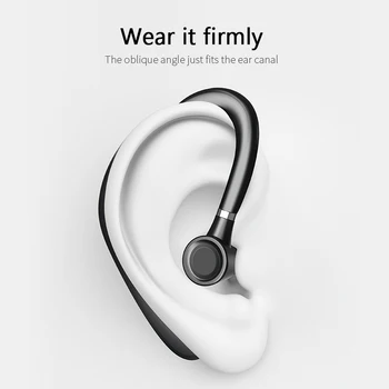 Nove Slušalke, Prenosni Univerzalno Enostransko Prostoročno uporabo Bluetooth-združljivo Brezžično Visi Uho Mobilni Telefon Klic Športne Slušalke