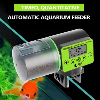 200 ml Smart Ribe-Podajalnik Akvarij Digitalni Elektro-Plastični Pametni Samodejni Električni Časovnik Napajalni Hrane, Hranjenje Razpršilnik