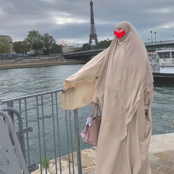 Ženske burqa niqab hidžab abaya Tančico Režijske Molitev Oblačila Arabski Ramadana Šal Ovije Kapa Šal Dubaj Turčija Musulman Khimar