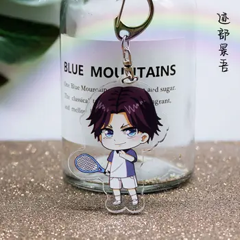 10 kos/veliko Anime Prince Teniški Akril Keychain Igrača Fuji Syusuke Atobe Keigo Slika Vrečko Obesek Dvojno stranicami Key Ring Darilo