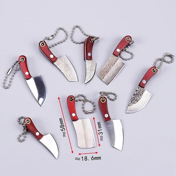Prenosni Ustvarjalne iz Nerjavečega Jekla Majhen Kuhinjski Nož za Kampiranje Mini Lupilnikom Keychain Žep EOS Nož Domači Kuhinji Dodatne opreme EOS
