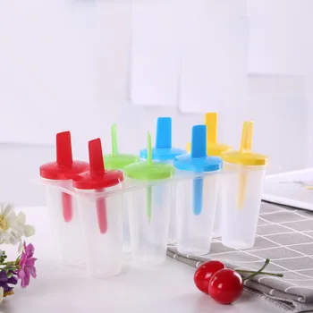 8Pcs Praktično Priročno Kreativne Barve Plesni Hladilnik Domač Sladoled Posodo Poletje Popsicle Domače Ice Pladenj