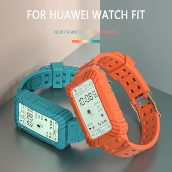 Za Huawei Watch Fit Traku Šport Smart Watchband Zapestnica Za Huawei Watch Fit Zamenjava Silikona Primeru Dodatki