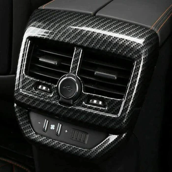 Avto klimatske naprave Zajema Trim, za Peugeot 3008 5008 GT Zadaj Za Armrest Polje Izhodni Prezračevalni Okvir Dekoracijo