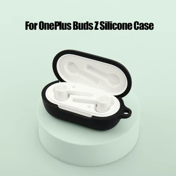 Stroj Silikonski Zaščitni Pokrov Lupini Anti-padec Slušalke Primeru za OnePlus Brsti Z TWS Brezžične Bluetooth Slušalke Pribor