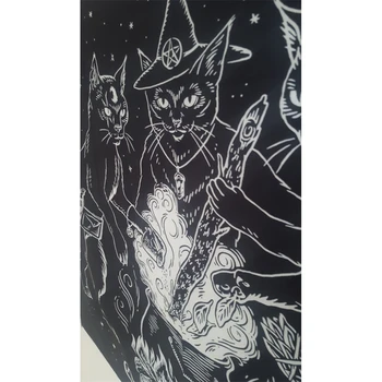 Lobanja Kralj Meditacije V Cvetje Luna Tapiserija Mandala Preprogo Hipi Vedeževanje Tarot Mačka Ouija Čarovnice Steni Visi Odejo
