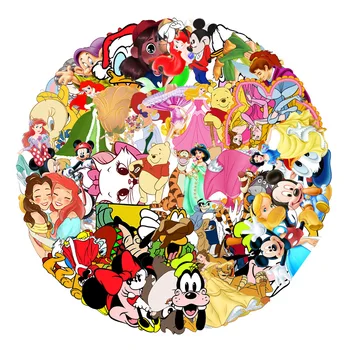 56Sheets Ne Ponovite Anime Risanke Disney Nalepke Risanka Nalepke za Prtljago Skuter Laptop Vode Pokal Avto Nepremočljiva Nalepke