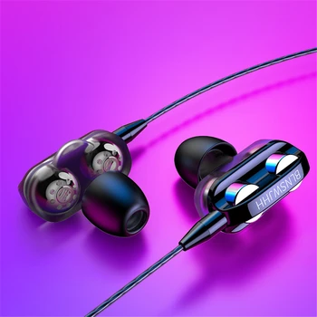 3,5 mm Super Bass V uho HI-fi Stereo Slušalke Čepkov Slušalke Slušalke Z Mikrofonom