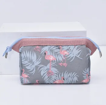 Novo modno kozmetični torba Ženske nepremočljiva Flamingo ličila vrečke potovanja organizator Toaletni Kompleti Prenosni ličila vrečke kozmetične storitve