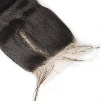 Brazilski človeških las, zaprtje 4x4 Čipke Zaprtje Telo Val 12-22 palčni Brezplačno Del Za Black Ženske, Otroške Lase Pred Oskubljene Naravne Barve