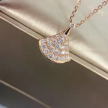Vroče prodaje fit Original 925 sterling srebrna ogrlica za ženske z rose gold classic visoko kakovost nekaj nakit poročno darilo