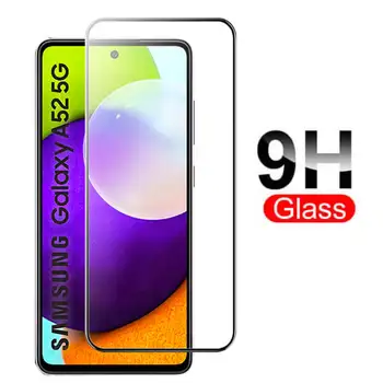 2Pcs Zaščitno Steklo Za Samsung Galaxy A52 A32 A72 A02 A02s A12 Primeru Polno Kritje Na Samsun Galaxi A52 Kaljeno Steklo Film Oklep