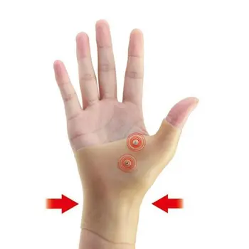 Magnetna Terapija Za Zapestje Roke, Palec Podporo Rokavice Silikonski Gel Artritis Tlak Korektor Masaža Lajšanje Bolečin Rokavice