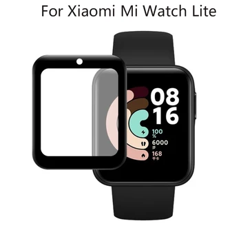 Mehko Steklo Zaščitno Folijo Kritje Za Xiaomi Mi Gledati Lite Smartwatch Screen Protector Za Xiaomi Redmi Watch Zaščitno Folijo