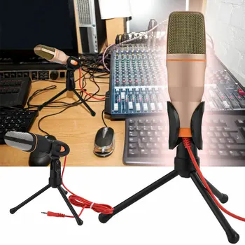Kondenzatorski Mikrofon Profesionalni Mikrofon Mic Studio Karaoke Za Računalnik PC Petje Darkice Pretakanje Gaming Microphn Stream