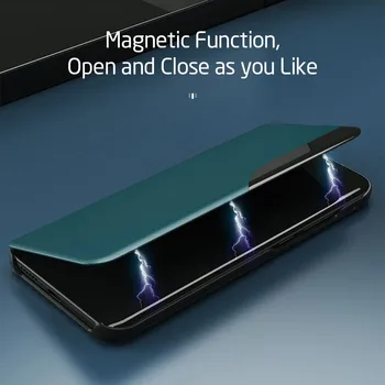 Smart Flip Magnetni Usnjena torbica Za Xiaomi Mi 11 Lite Mi11 Pro Xiomi 11 Svetlobe 11Lite 11Pro Stojalo Shockproof Telefon Zajema Coque