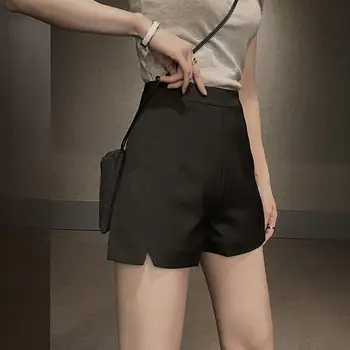 Plus Velikost Hlače Ženske Poletje Priložnostne Trdna Preprost Urad Dama Slim korejski Slog, ki je Vse-tekmo Eleganten Modni Clubwear Visoko Pasu