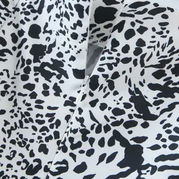 Leopard Krila Ženske Nevidna Zadrga Ruffles Črto Vrvico Ruched Mini Krilo Ženske Modni Priložnostne Nositi Stranka