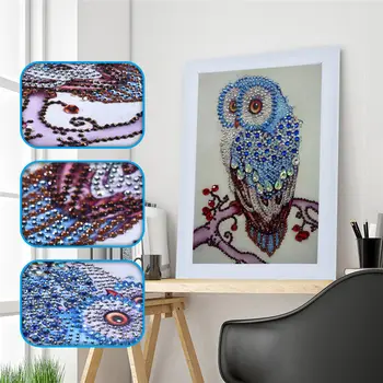 5D DIY diamond slikarstvo Živali risanka sliko Nosorogovo Navzkrižno Šiv kit Mozaik Vezenje Domače Obrti, okras, Darila /C