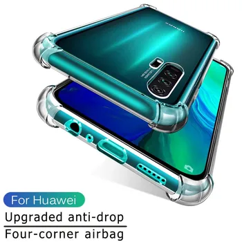 Zračna blazina Primeru Za Huawei honor 30 30-ih v30 20 pro 10 9 lite svetlobe, 9, 9a 9c Mehko TPU Jasno Kritje lupini Za Čast 9x Premium STK 