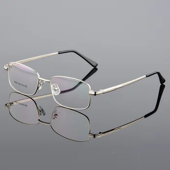 Ovalni Polno Platišča Titanove Zlitine Očala Človek Ultra Retro Optični Presbyopia Kratkovidnost Rx Očala Okvirji za Moški Očala Očala