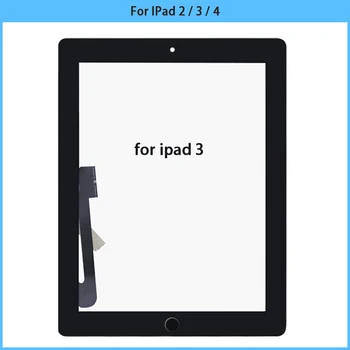 10PCS zaslon na Dotik Za iPad 2, Zaslon na Dotik, Plošča Senzorja za Računalnike Doma Gumb Za iPad iPad 3 4 A1459 A1395 A1416 Steklo Zamenjati