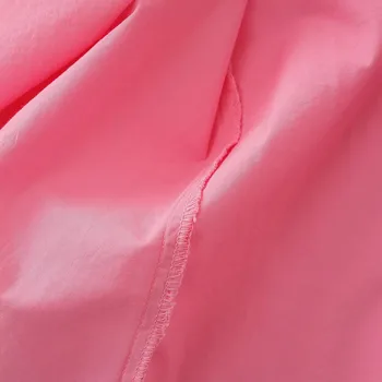 Elegantno Trdna Kaskadne Ruffle Proti-vrat brez Rokavov Mini Obleka 2021 Poletni A-Line Srčkan Lok Visoko Pasu Casual Chic Obleke Naguban