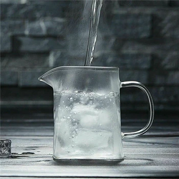 350-750 ML Jasno, Odporna proti Vročini prozornega Stekla Čajnik Jug W Infuser Kave Listov Čaj, Zeliščni Lonec Cvetlični Čajnik Mleko, Sok Posodo