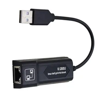 LAN Ethernet vmesnik USB 2.0 Omrežno Kartico za RJ45 Lan za Win7/Win8/Win10 Macbook Xiaomi Mi Prenosni RAČUNALNIK Ethernet, USB