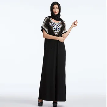Arabski Festa Dubaj Abaya Muslimanskih Maxi Obleke Za Ženske, Bangladeš Hidžab Večerne Obleke Maroški Tam Kaftan Turški Pakistan Abaya