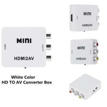 Grwibeou AV ZA HDMI je združljiv AV Pretvornik ZA HD-MI Pretvornik Adapter Mini Kompozitni CVBS, Da HD AV2HD Audio Converter AV2HD