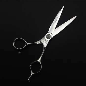 6 inch pesem Kerry Profesionalne frizerske Barber škarje nastavite ravne škarje in ukrivljene kosov za nego las & styling 440C 440C Japonska